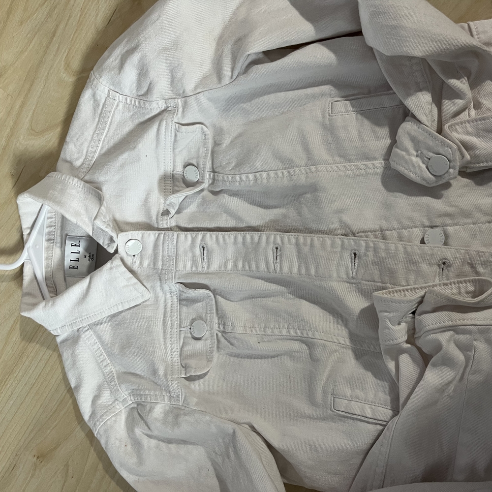 Elle Off-White Jean Jacket
